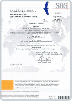 Beijing Solaire International Corporation Ductile Iron Pipe Fittings