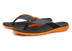 Orange flip flops