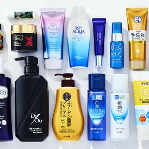 Hada Labo, Sunplay, Oxy, Acnes, and Lipice