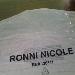 Garment packaging printing