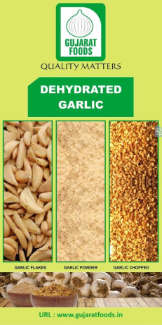 Dehydrated garlic