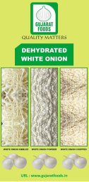 Dehydrated white onion