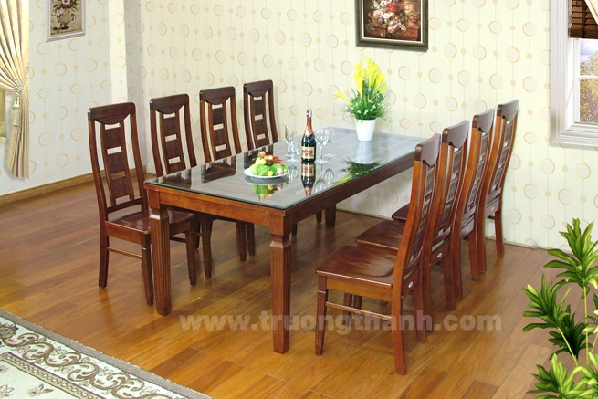 Wooden dining table set