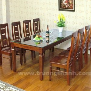 Wooden dining table set