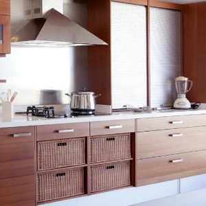 Wooden kitchen cabinet
