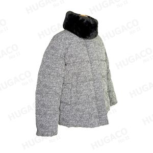 Faux Fur Collar Puffer Jacket