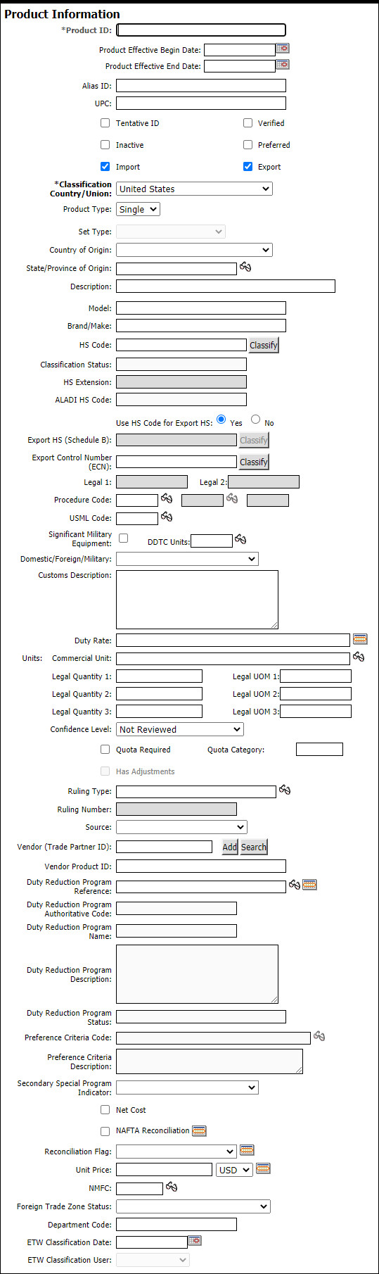Product Information Management System