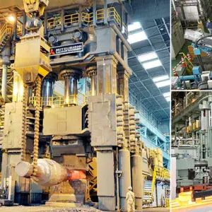 In the steel industry
Design and manufacture of equipment such as forging presses and ring rolling mills, which are active as production equipment in various industries.