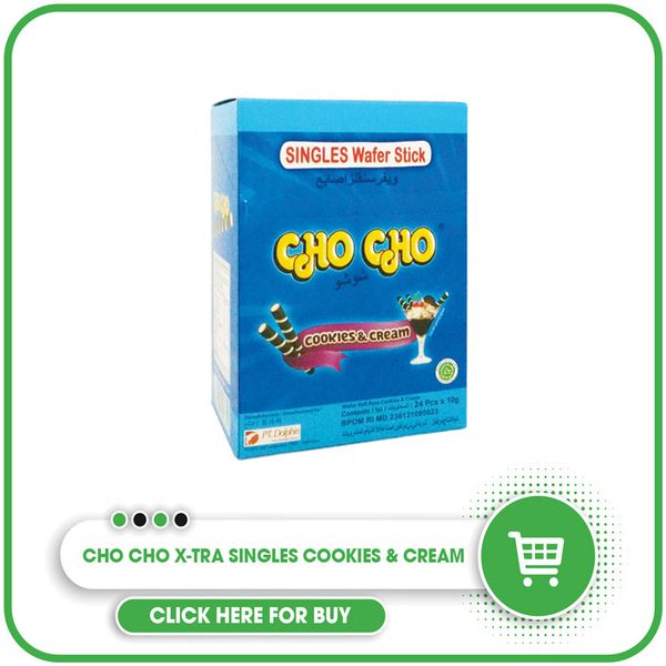 Cho Cho Xtra Singles Cookies &amp; Cream