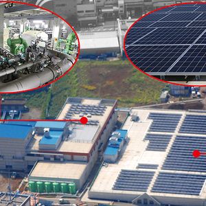 water purification and solar power generation facilities