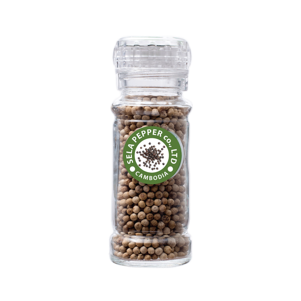 White Pepper Glass Grinder 85G