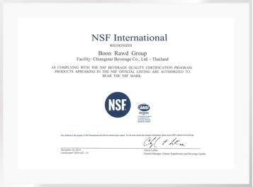 NSF International Certification