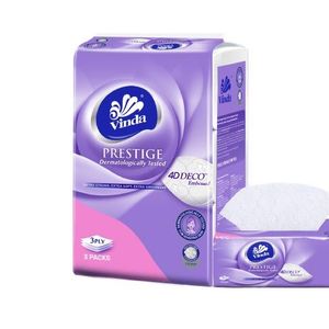 Vinda Prestige 4D Deco Embossed Facial Tissue M (3x110s)