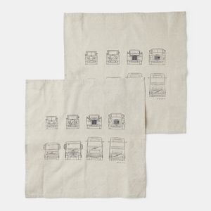 Now & Then Trucks Kitchen Towel (2-Pack)