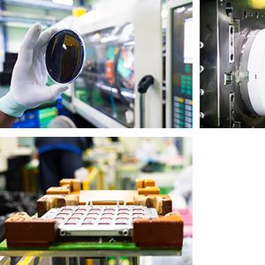 automotive parts, electronic components, and semiconductor