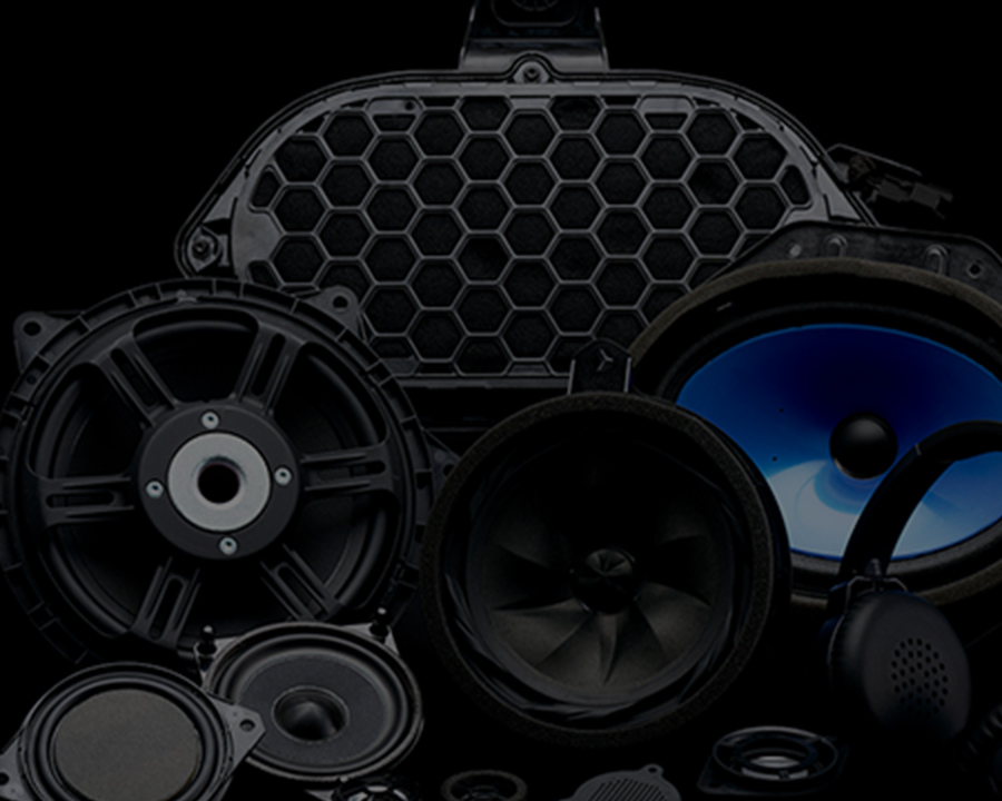 speaker products, mobile audio products, and speaker parts