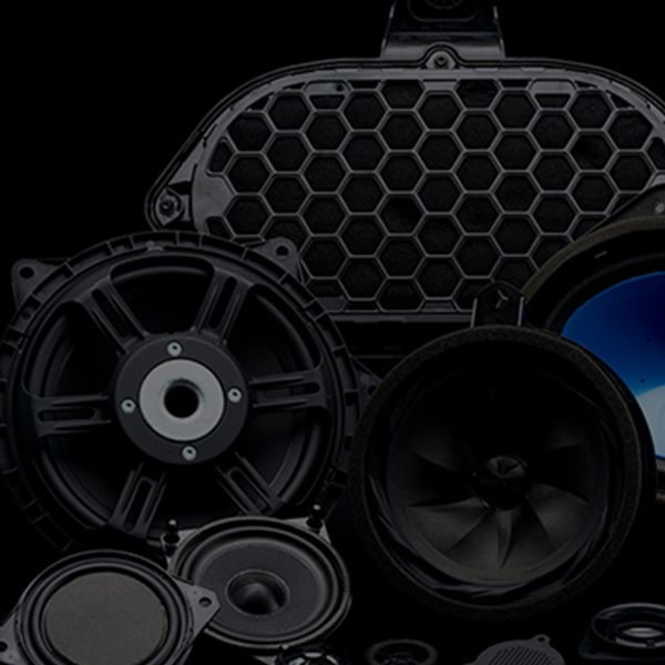 speaker products, mobile audio products, and speaker parts