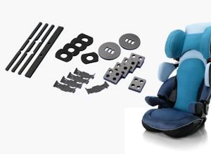Technical parts made of PE, PU foam and cellular rubber