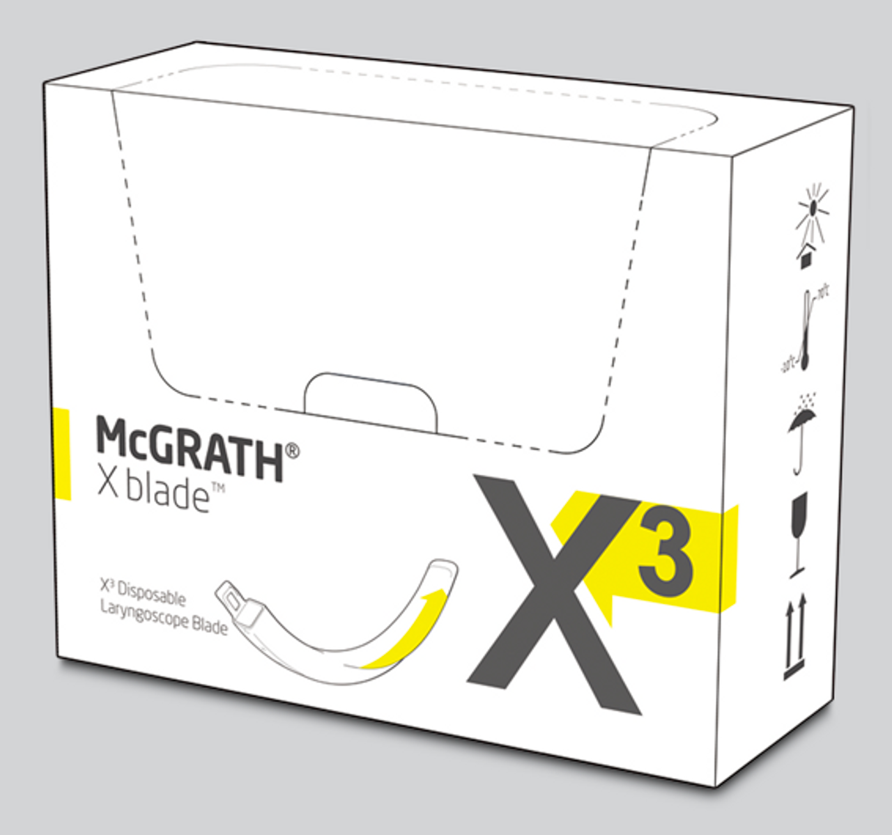 McGRATH® X3 Disposable Laryngoscope Blade