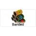 - Custom Colour/Size/Print Banded Pipe Identification Tape - Any Colour / Size / Print