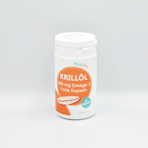 Krillöl 500 mg Omega-3 Forte