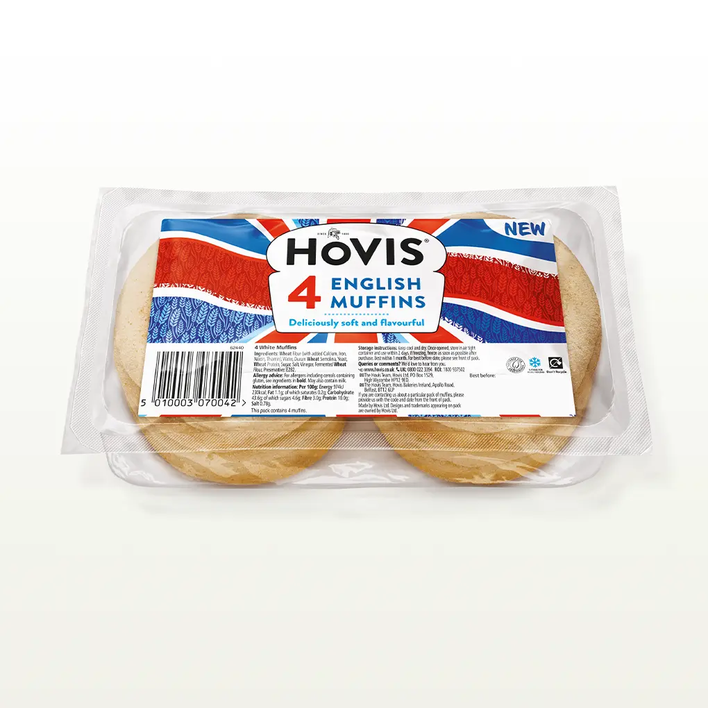 Hovis® 4 English Muffins