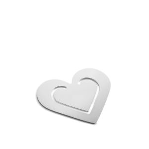 Heart Bookmark in Sterling Silver