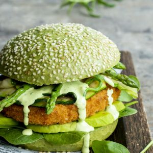 Vegan Spinach Burger