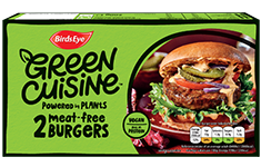 2 Green Cuisine Meat-Free Burgers