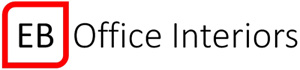 E B OFFICE INTERIORS logo