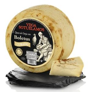 HARD SHEEP MILK CHEESE WITH BOLETUS - Pasteurized Hard sheep milk cheese aged with boletus cream