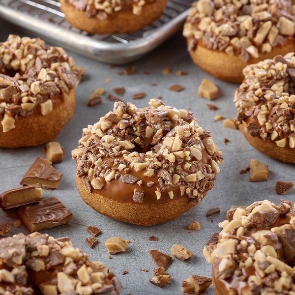pumpkin toffee donuts
