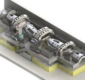 Machine C-TYPE in flow line