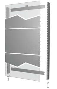 Modular shop rack systems & instore interior shelving design - Face frames