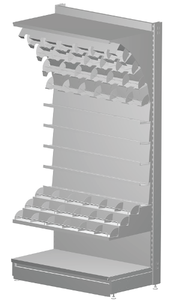 Modular shop rack systems & instore interior shelving design - CD presentation