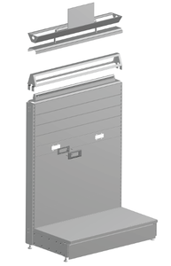 Modular shop rack systems & instore interior shelving design - Electric equipment