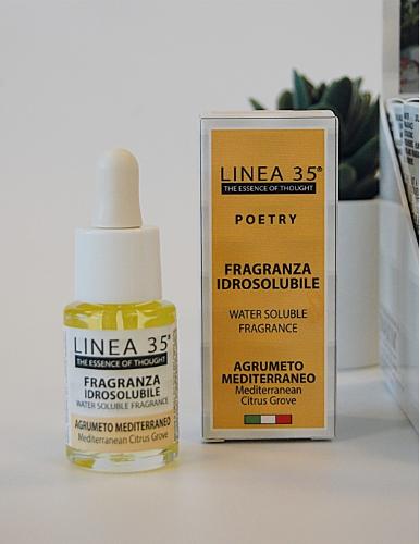 Line 35 15ml Water-Soluble Oil - In an elegant transparent glass.