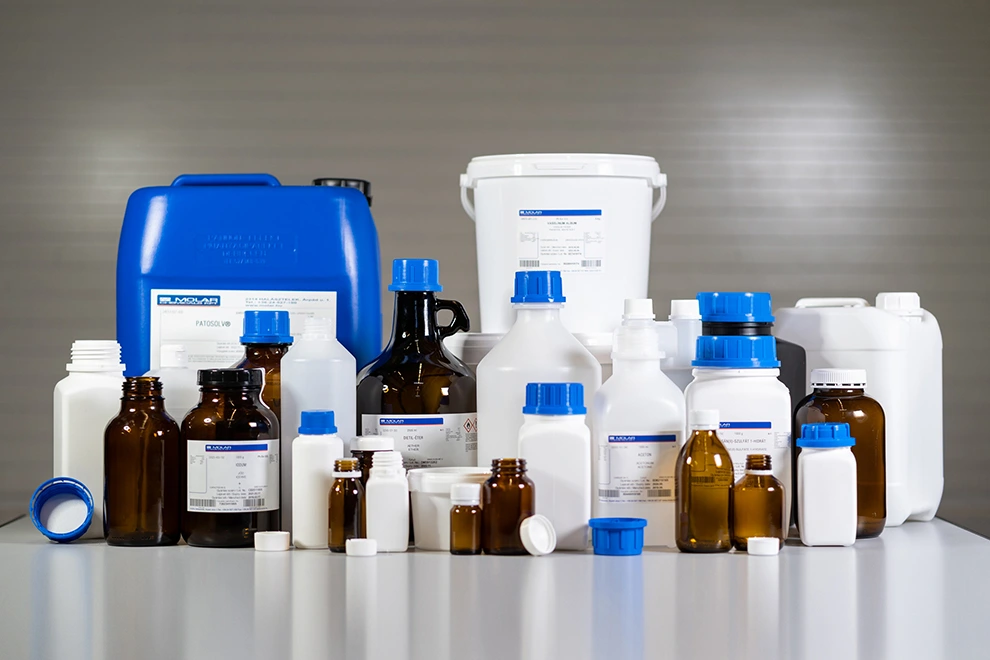 Pharmaceutical raw materials, laboratory chemicals, disinfectants, and cosmetics