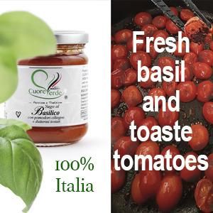 Sauce with basil and roasted cherry tomatoes - Better than homemade!