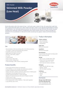 Skimmed Milk Powder (Low Heat)