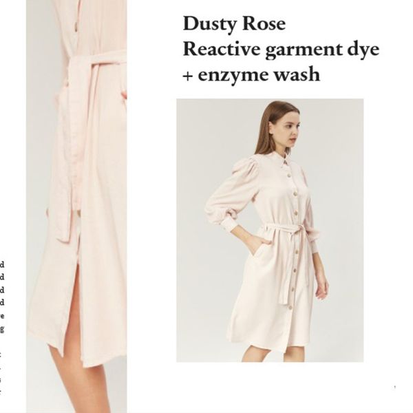 Dusty Rose Lyocell Dress