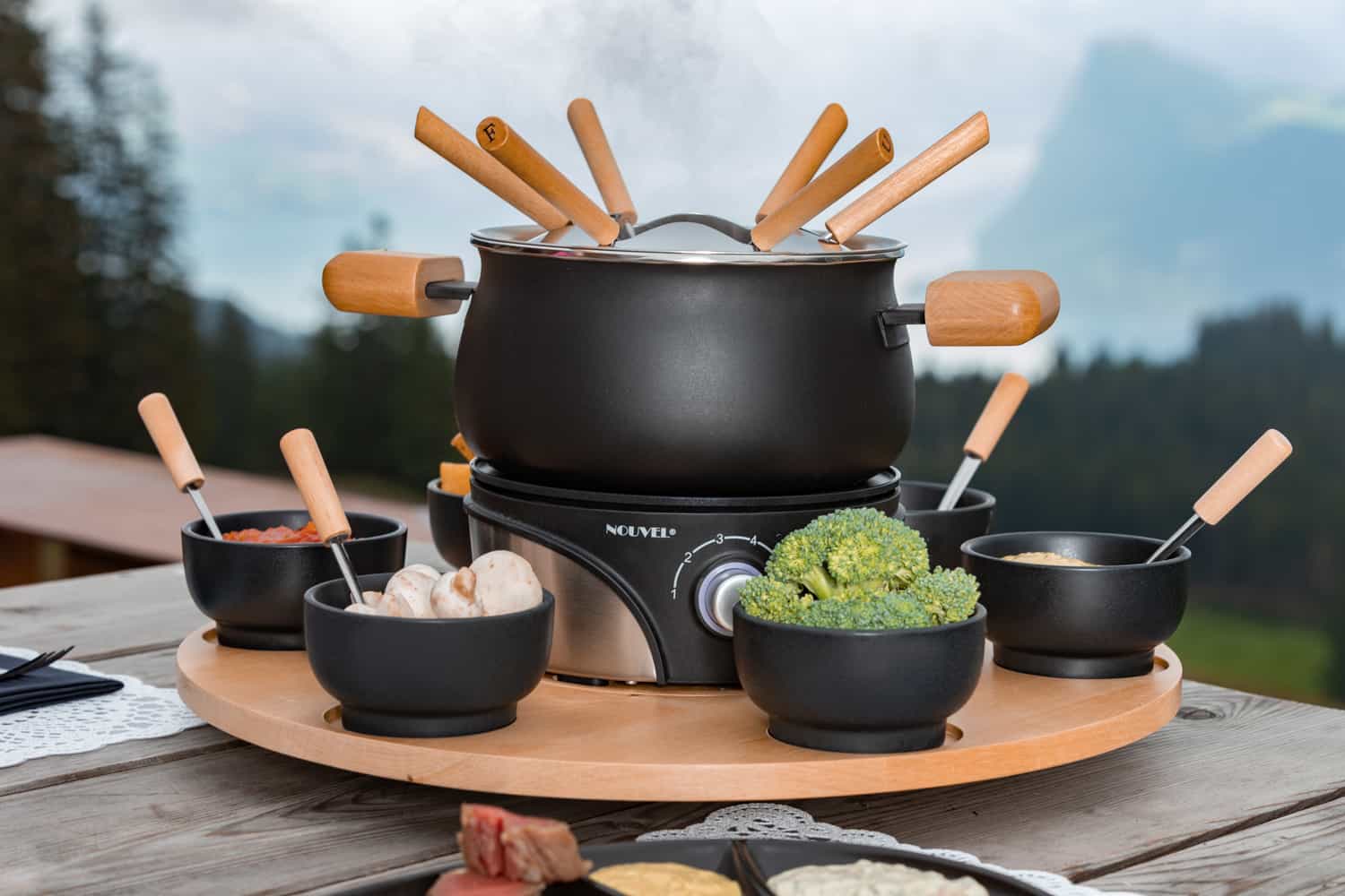 Nouvel AG Fondue for vegetables and meat