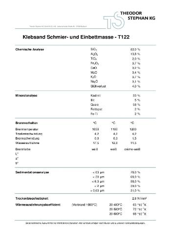 Kleb Sand and Lubricating and Embedding Compound T122