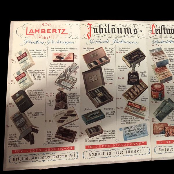Printen, Lebkuchen, biscuits, cookies and chocolate products