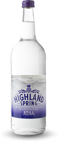 Glass Bottled Water - Highland Spring