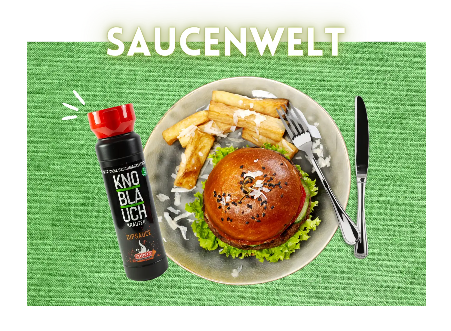 Knoblauch Kräuter Dipsauce