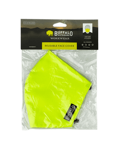 Hi-Vis Yellow Washable Face Cover