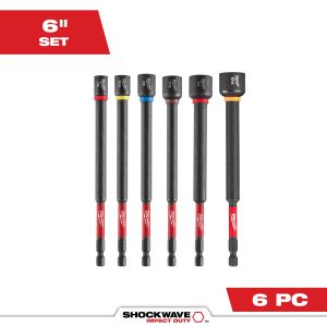 SHOCKWAVE™ Impact Duty 6" Magnetic Nut Driver Set