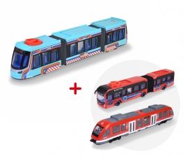 Toy busses & toy trains