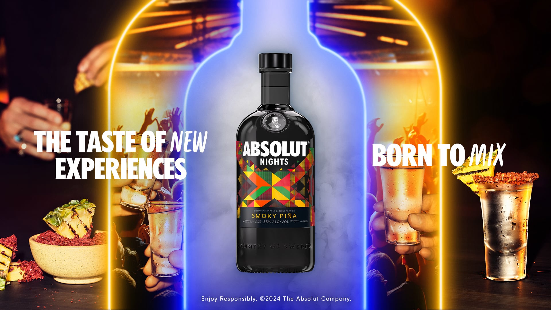 Absolut Nights Smoky Piña